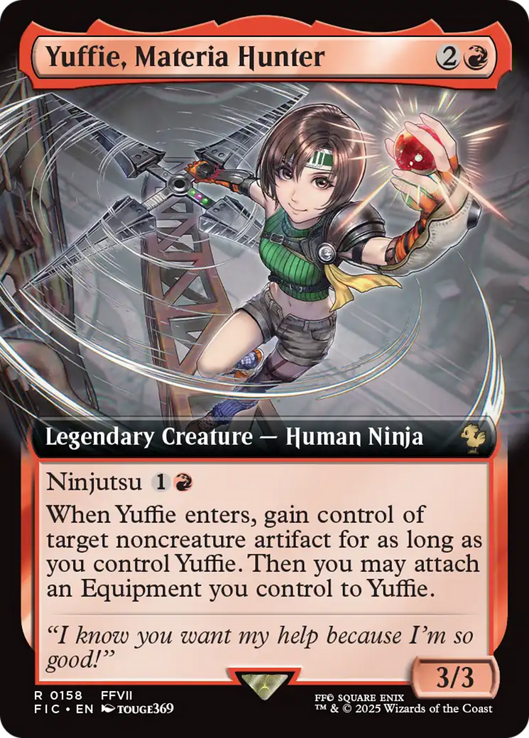 Yuffie, Materia Hunter (Extended Art) [FINAL FANTASY Commander] | GnG Games
