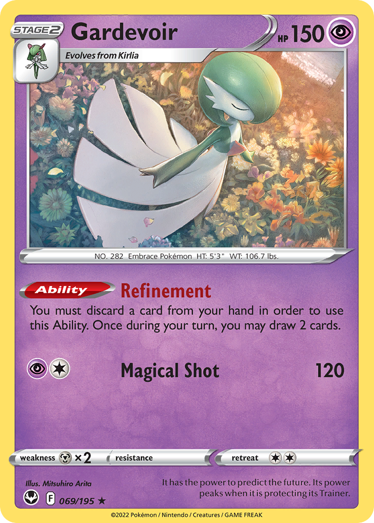 Gardevoir (069/195) (Theme Deck Exclusive) [Sword & Shield: Silver Tempest] | GnG Games
