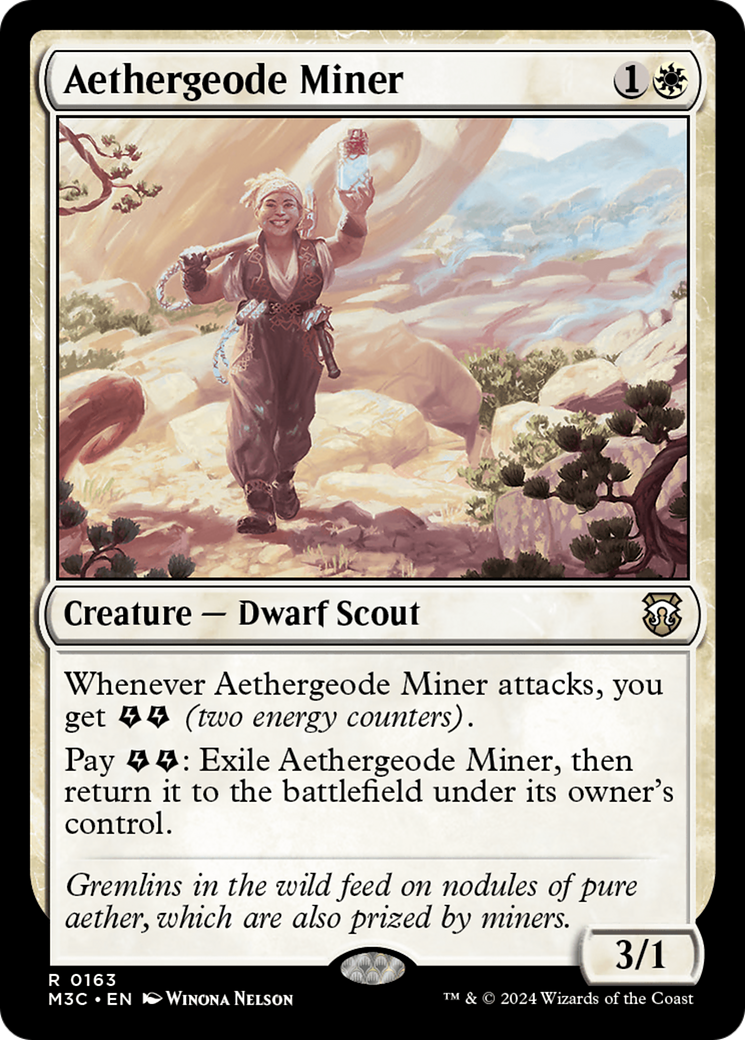 Aethergeode Miner [Modern Horizons 3 Commander] | GnG Games