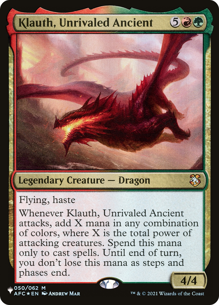 Klauth, Unrivaled Ancient [The List] | GnG Games