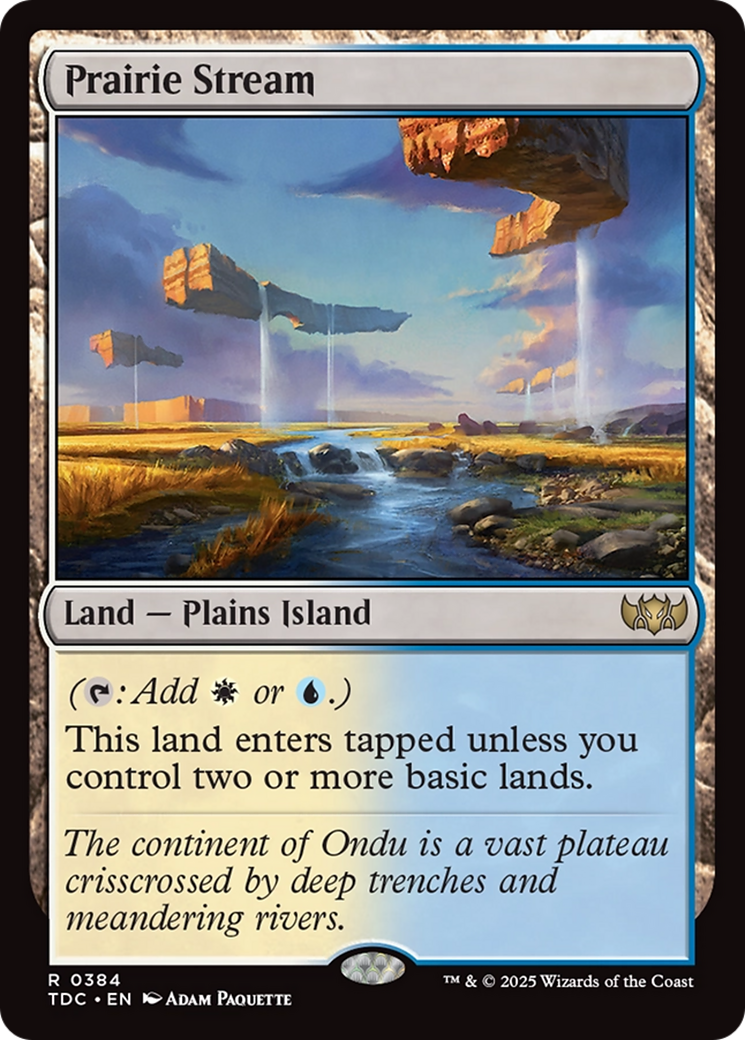 Prairie Stream [Tarkir: Dragonstorm Commander] | GnG Games