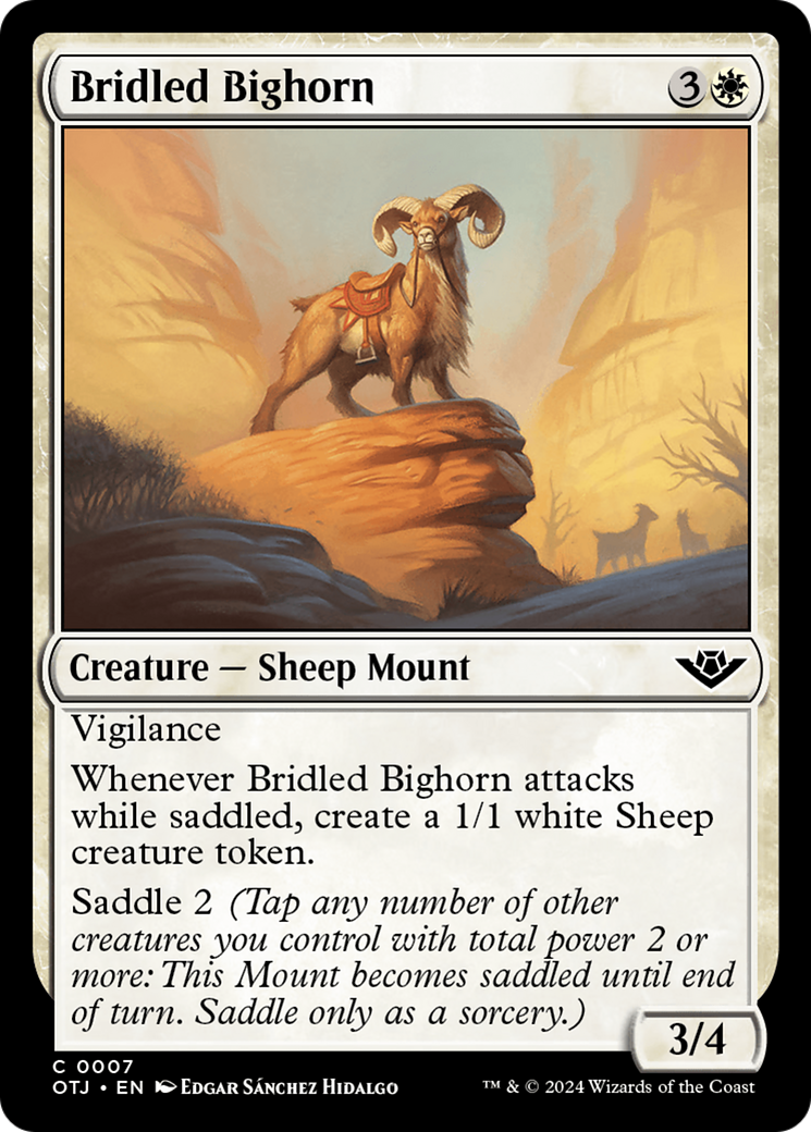 Bridled Bighorn [Outlaws of Thunder Junction] | GnG Games