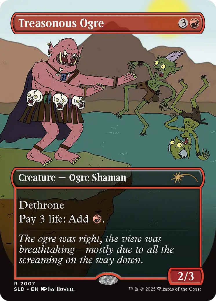 Treasonous Ogre (Rainbow Foil) [Secret Lair Drop Series] | GnG Games