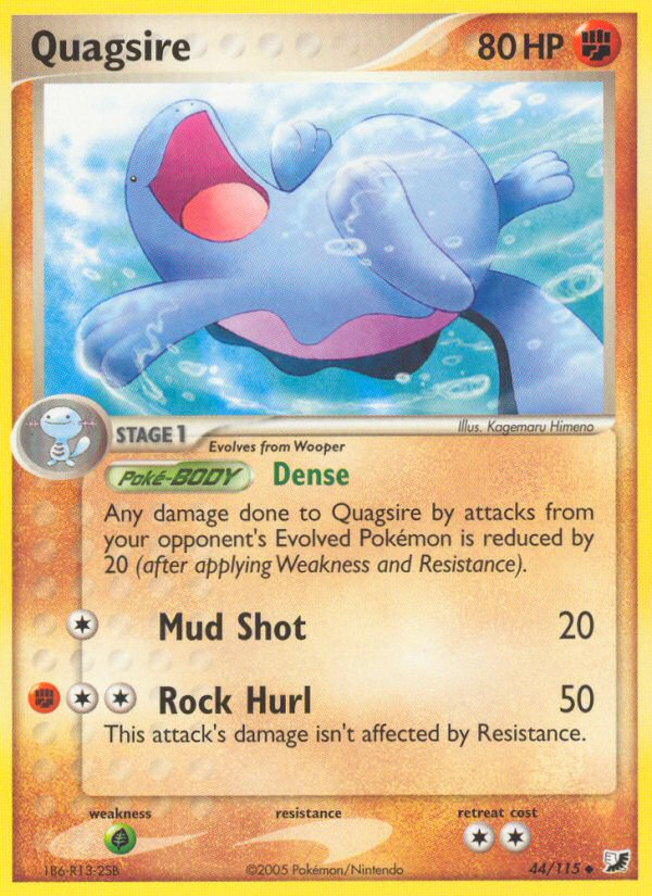 Quagsire (44/115) [EX: Unseen Forces] | GnG Games