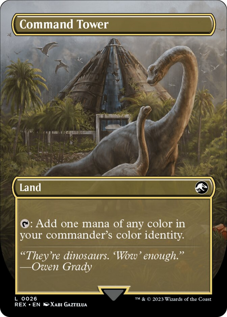 Command Tower // Command Tower (Borderless) [Jurassic World Collection] | GnG Games
