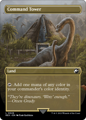 Command Tower // Command Tower (Borderless) [Jurassic World Collection] | GnG Games