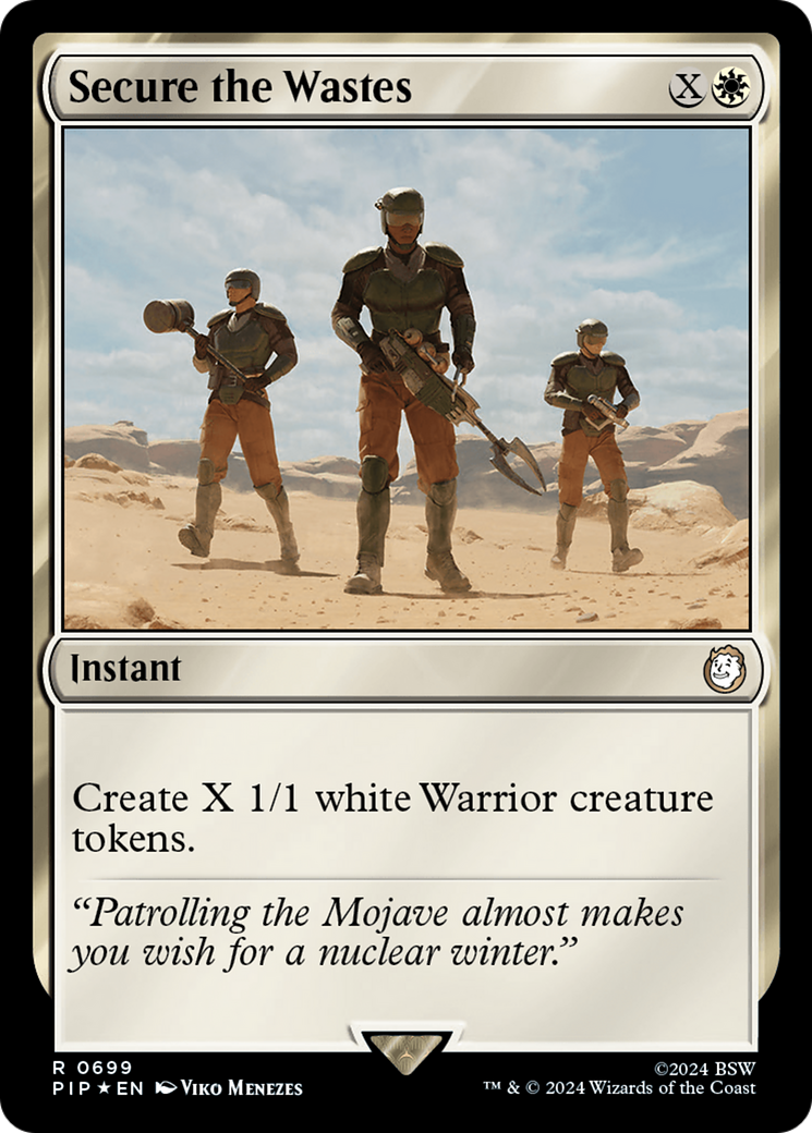 Secure the Wastes (Surge Foil) [Fallout] | GnG Games