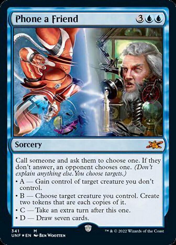 Phone a Friend (Galaxy Foil) [Unfinity] | GnG Games