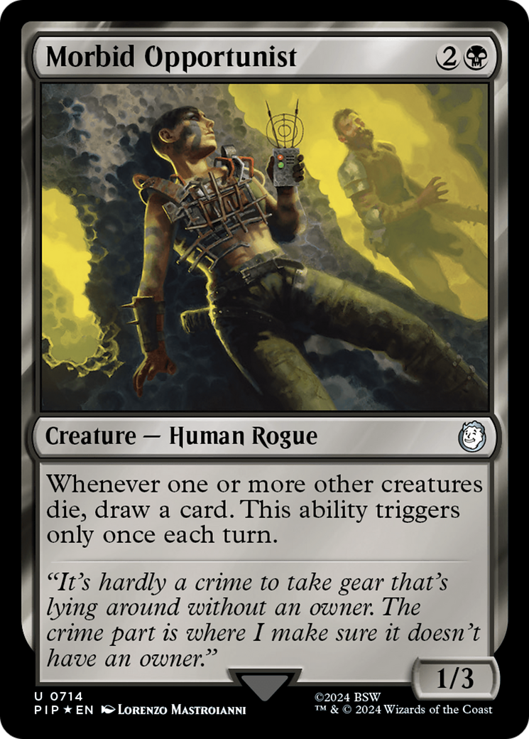 Morbid Opportunist (Surge Foil) [Fallout] | GnG Games