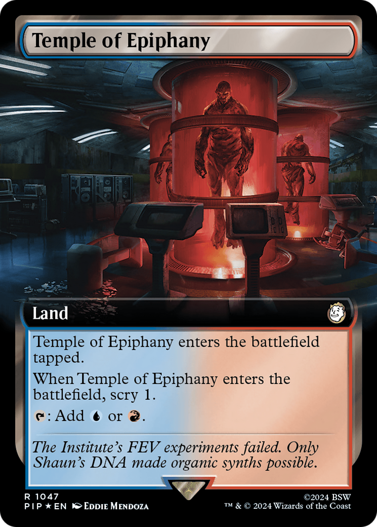 Temple of Epiphany (Extended Art) (Surge Foil) [Fallout] | GnG Games