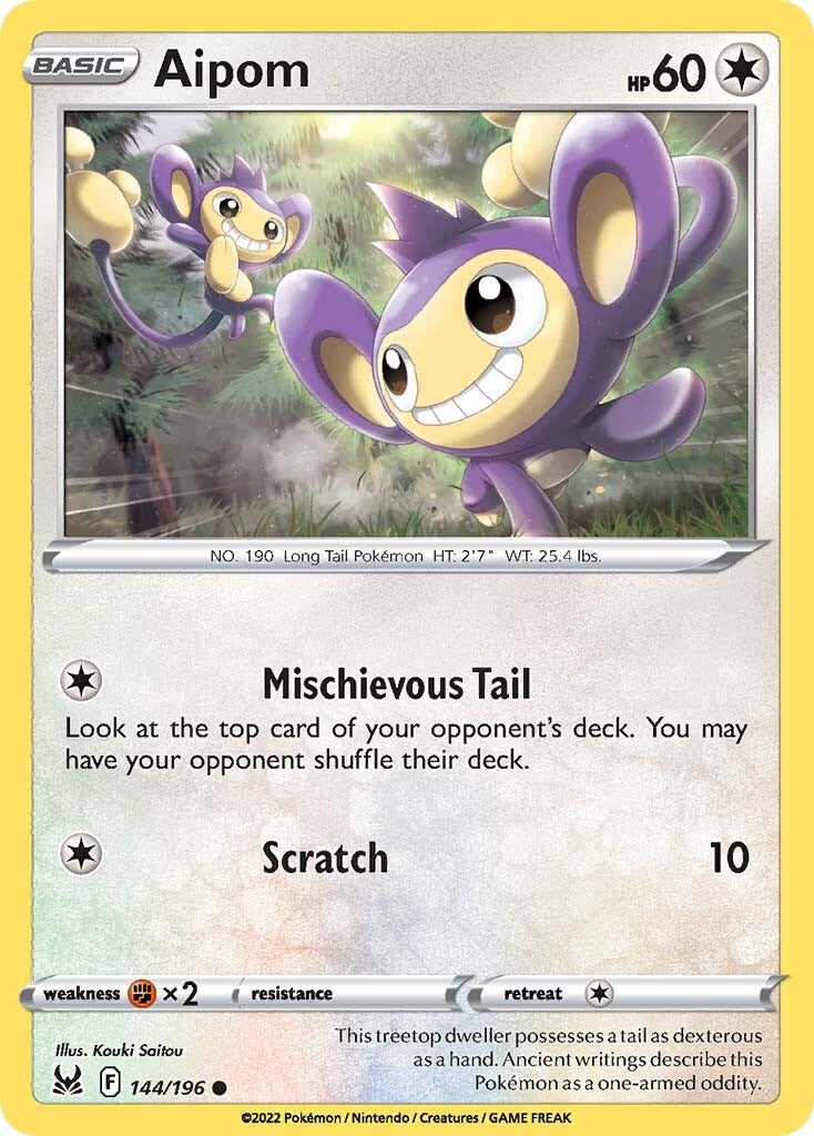 Aipom (144/196) [Sword & Shield: Lost Origin] | GnG Games