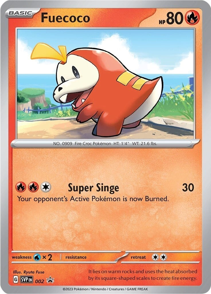 Fuecoco (002) [Scarlet & Violet: Black Star Promos] | GnG Games