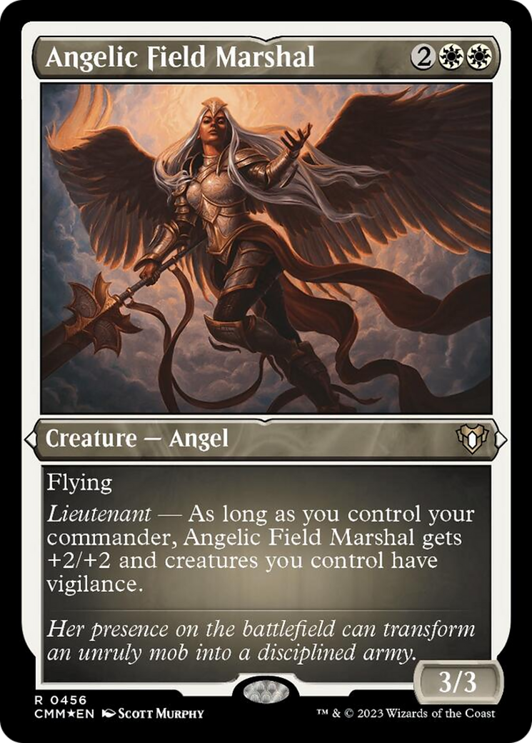 Angelic Field Marshal (Foil Etched) [Commander Masters] | GnG Games