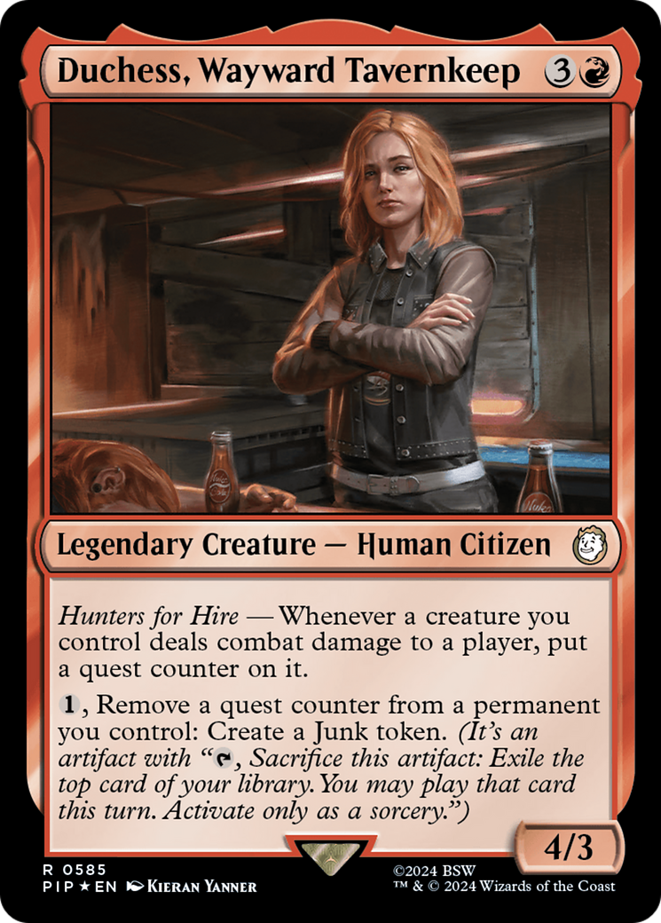 Duchess, Wayward Tavernkeep (Surge Foil) [Fallout] | GnG Games