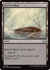 Barren Moor [Duskmourn: House of Horror Commander] | GnG Games