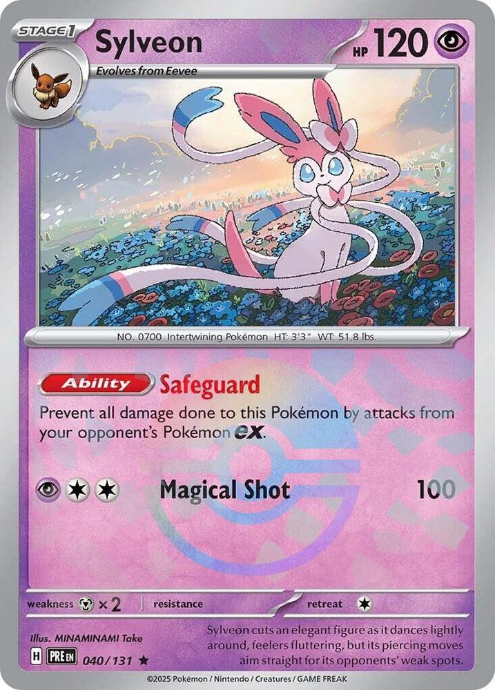 Sylveon (040/131) (Poke Ball Pattern) [Scarlet & Violet: Prismatic Evolutions] | GnG Games