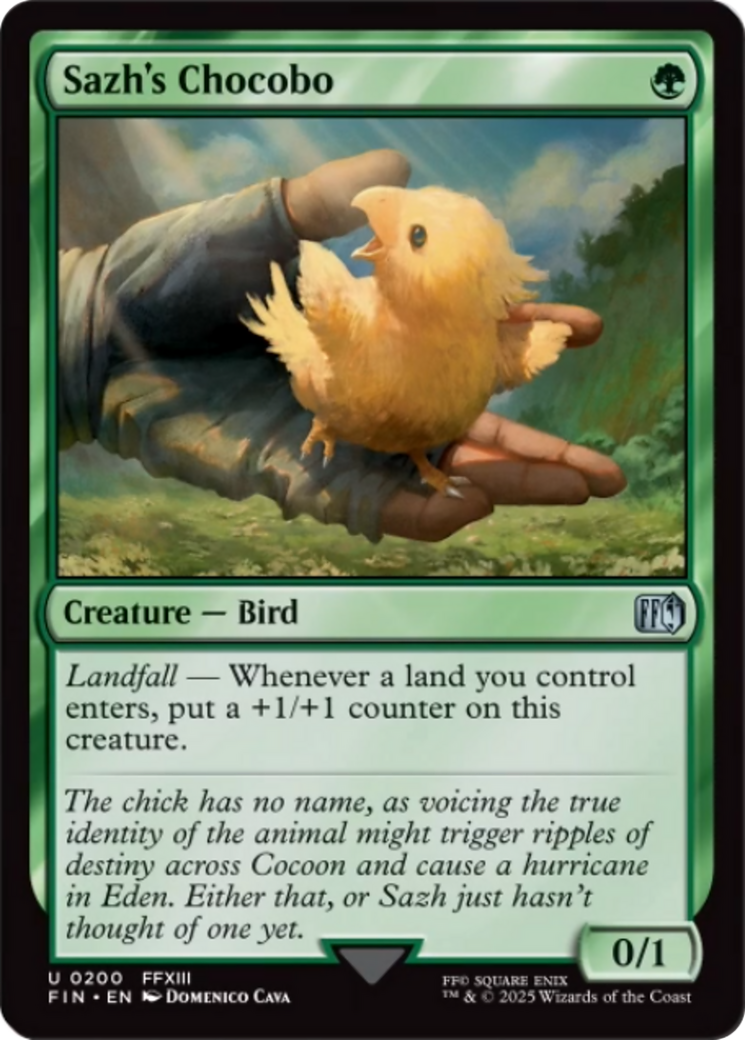 Sazh's Chocobo [FINAL FANTASY] | GnG Games