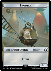 Thopter // Junk Double-Sided Token [Fallout Tokens] | GnG Games