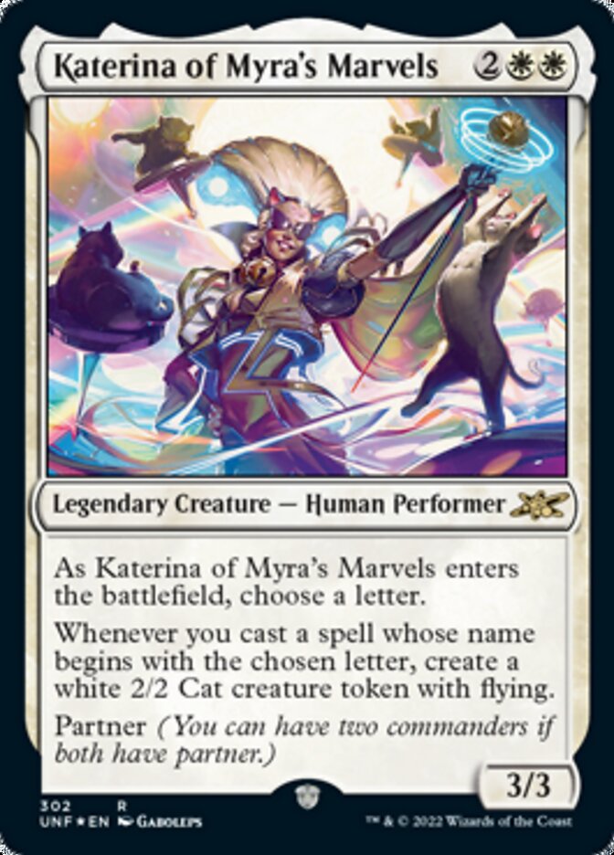 Katerina of Myra's Marvels (Galaxy Foil) [Unfinity] | GnG Games