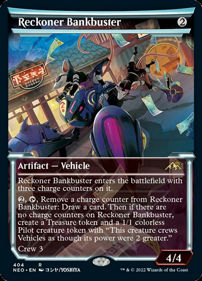 Reckoner Bankbuster (Showcase Soft Glow) [Kamigawa: Neon Dynasty] | GnG Games