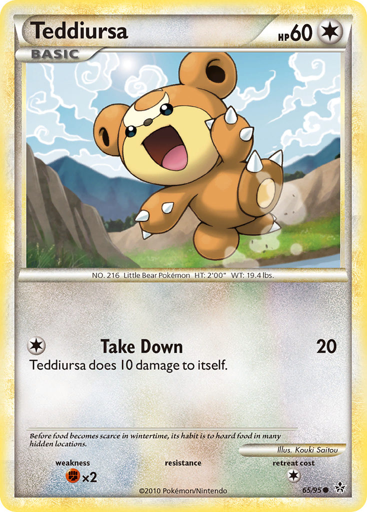 Teddiursa (65/95) [HeartGold & SoulSilver: Unleashed] | GnG Games