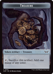 Treasure // Manifest Double-Sided Token [Duskmourn: House of Horror Tokens] | GnG Games