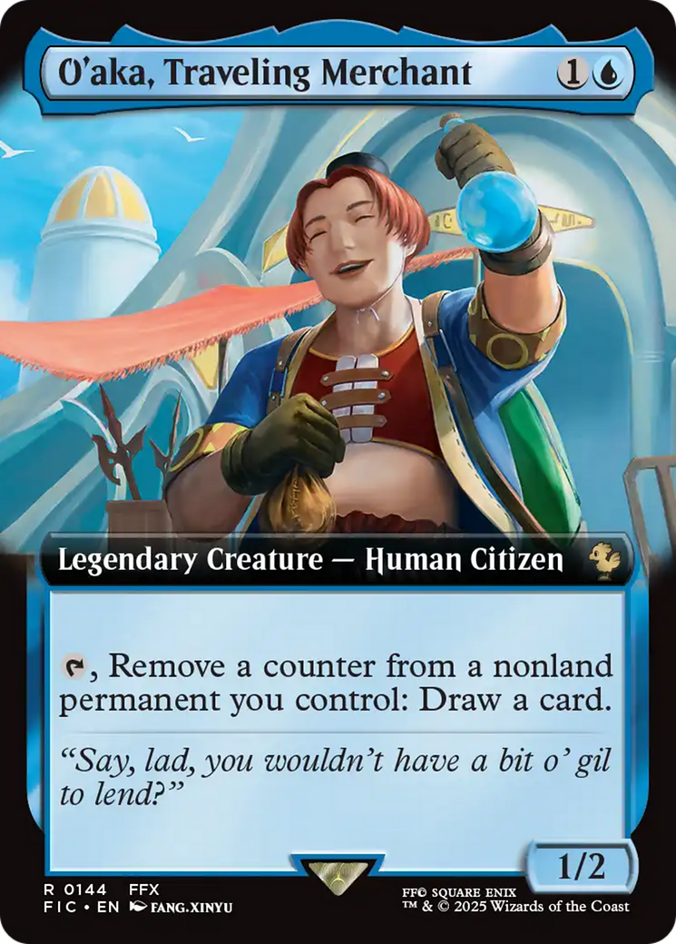 O'aka, Traveling Merchant (Extended Art) [FINAL FANTASY Commander] | GnG Games