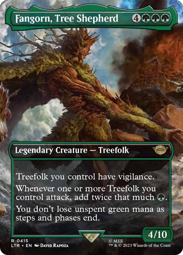 Fangorn, Tree Shepherd (Borderless Alternate Art) [The Lord of the Rings: Tales of Middle-Earth] | GnG Games
