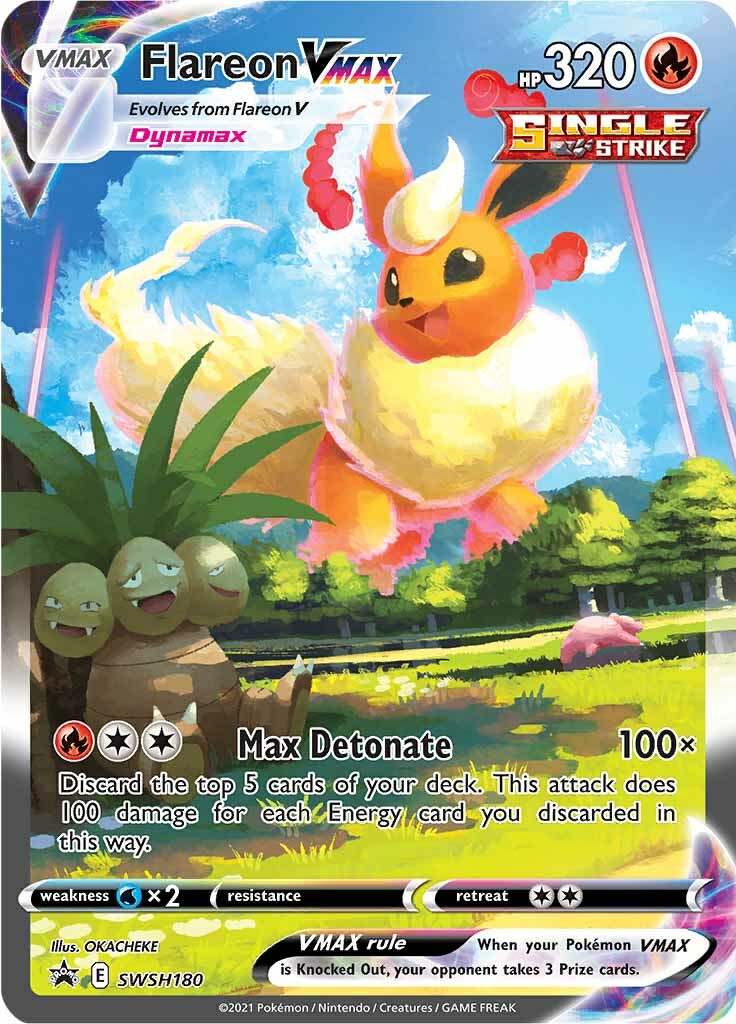 Flareon VMAX (SWSH180) [Sword & Shield: Black Star Promos] | GnG Games