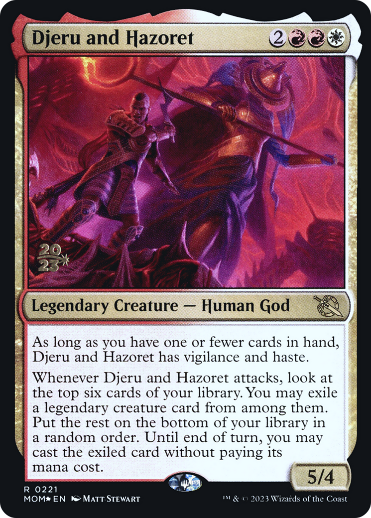Djeru and Hazoret [March of the Machine Prerelease Promos] | GnG Games