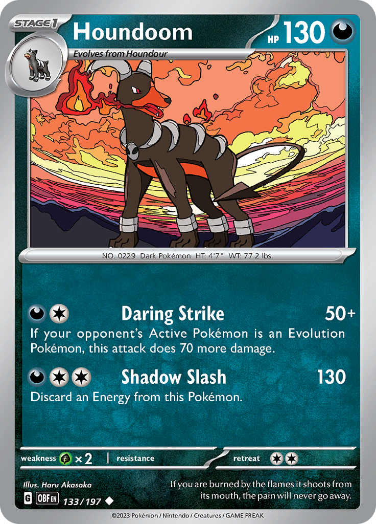 Houndoom (133/197) [Scarlet & Violet: Obsidian Flames] | GnG Games