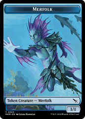 Thopter (0020) // Merfolk Double-Sided Token [Murders at Karlov Manor Tokens] | GnG Games