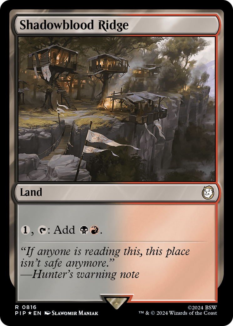 Shadowblood Ridge (Surge Foil) [Fallout] | GnG Games