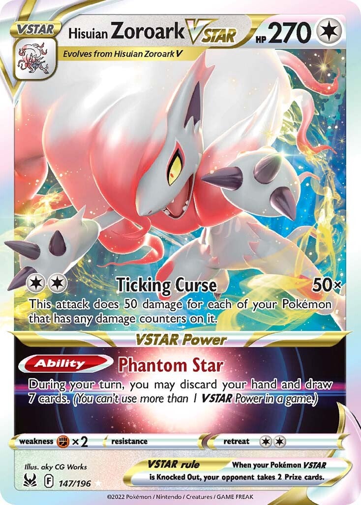 Hisuian Zoroark VSTAR (147/196) [Sword & Shield: Lost Origin] | GnG Games