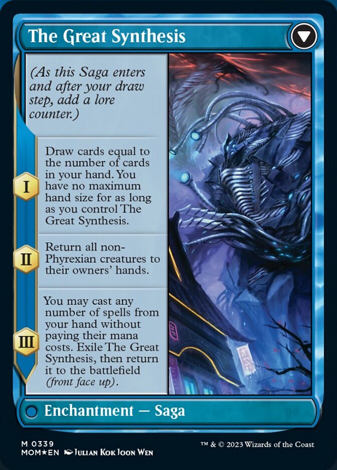 Jin-Gitaxias // The Great Synthesis (Borderless Alternate Art) [March of the Machine] | GnG Games