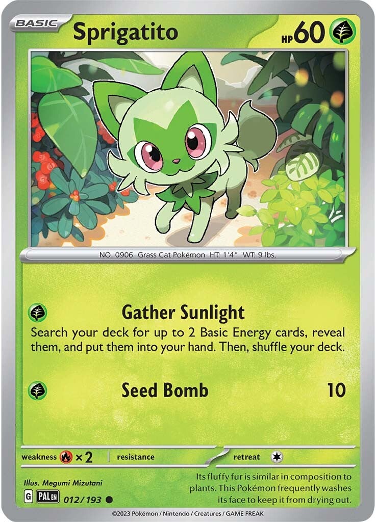 Sprigatito (012/193) [Scarlet & Violet: Paldea Evolved] | GnG Games