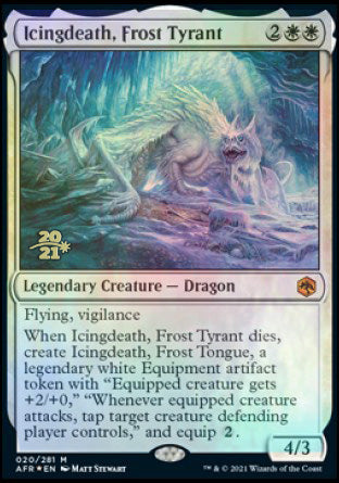 Icingdeath, Frost Tyrant [Dungeons & Dragons: Adventures in the Forgotten Realms Prerelease Promos] | GnG Games