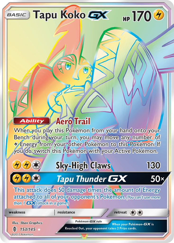 Tapu Koko GX (153/145) [Sun & Moon: Guardians Rising] | GnG Games