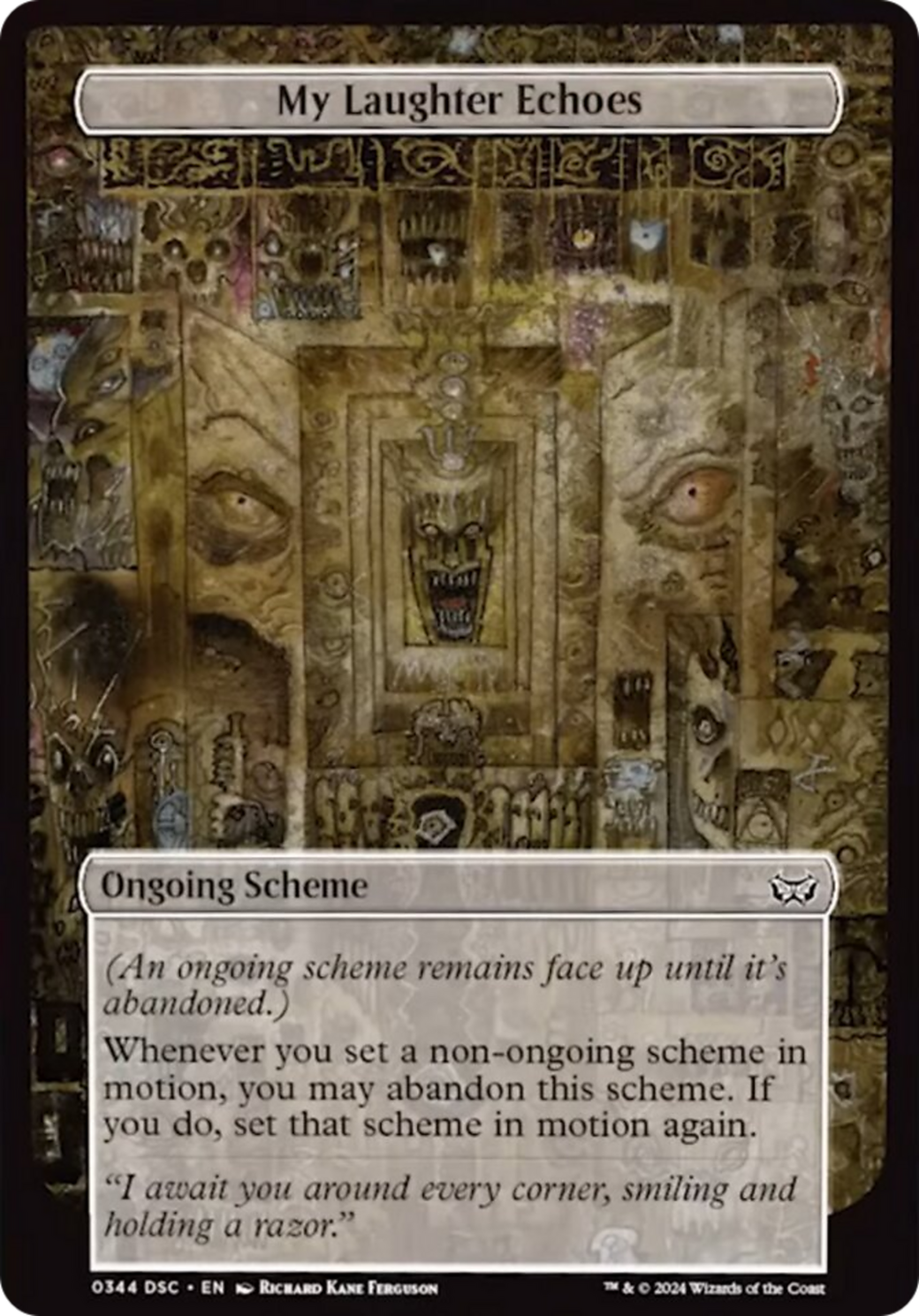 My Laughter Echoes (Full Art) [Duskmourn: Archenemy] | GnG Games
