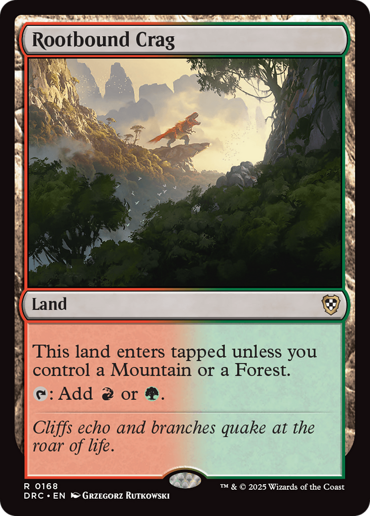 Rootbound Crag [Aetherdrift Commander] | GnG Games