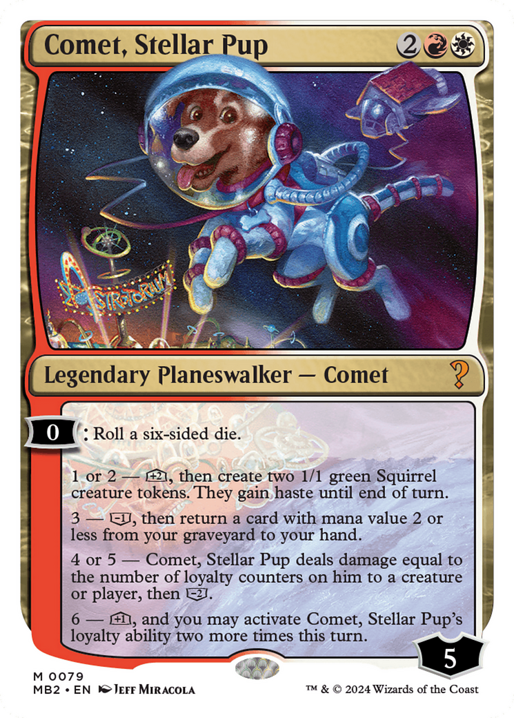 Comet, Stellar Pup [Mystery Booster 2] | GnG Games