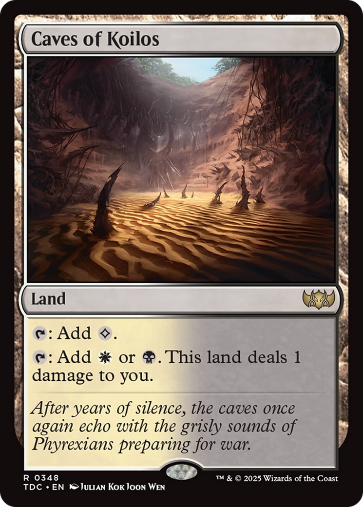 Caves of Koilos [Tarkir: Dragonstorm Commander] | GnG Games