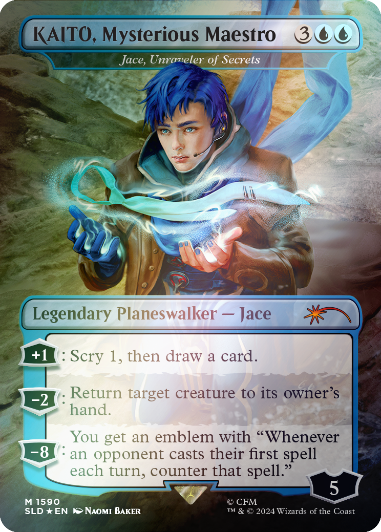 KAITO, Mysterious Maestro - Jace, Unraveler of Secrets (Rainbow Foil) [Secret Lair Drop Series] | GnG Games