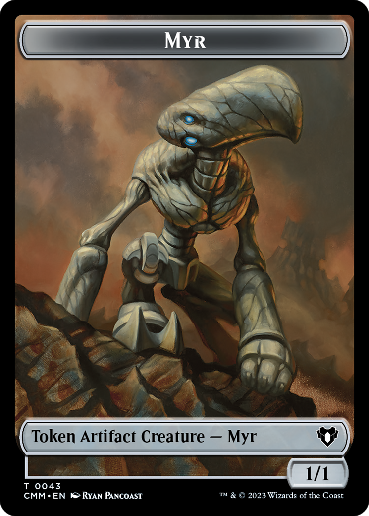 Myr Token [Commander Masters Tokens] | GnG Games