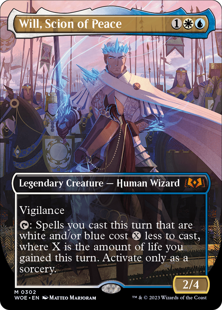 Will, Scion of Peace (Borderless Alternate Art) [Wilds of Eldraine] | GnG Games