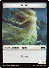 Angel // Spirit Double-Sided Token [Tarkir: Dragonstorm Commander Tokens] | GnG Games