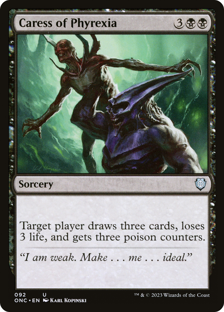 Caress of Phyrexia [Phyrexia: All Will Be One Commander] | GnG Games