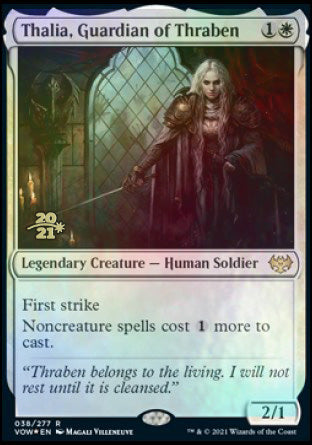 Thalia, Guardian of Thraben [Innistrad: Crimson Vow Prerelease Promos] | GnG Games