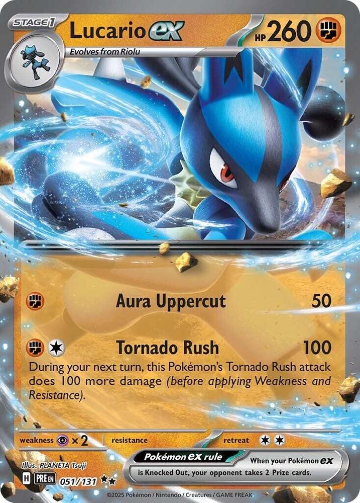 Lucario ex (051/131) [Scarlet & Violet: Prismatic Evolutions] | GnG Games