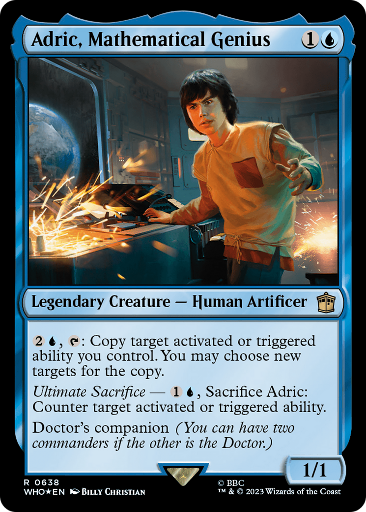 Adric, Mathematical Genius (Surge Foil) [Doctor Who] | GnG Games